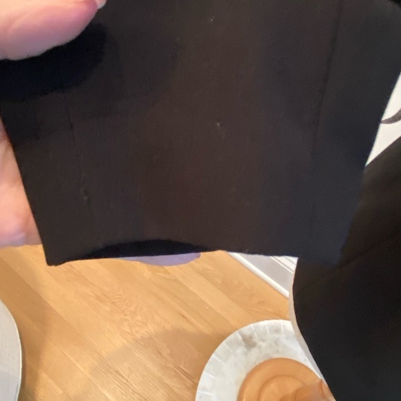 Mary McFadden Womens Black Blazer w White Contrast Stitching / Size 6 - Picture 7 of 14